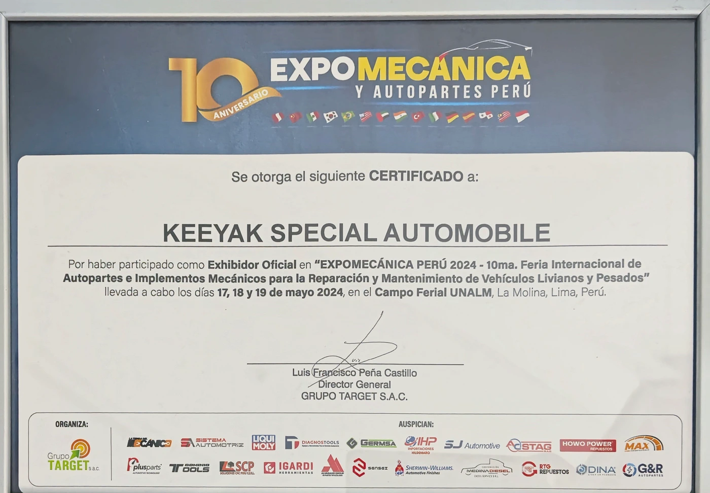 EXPO MECANICA PERU 2024 — KEEYAK Special Automobile