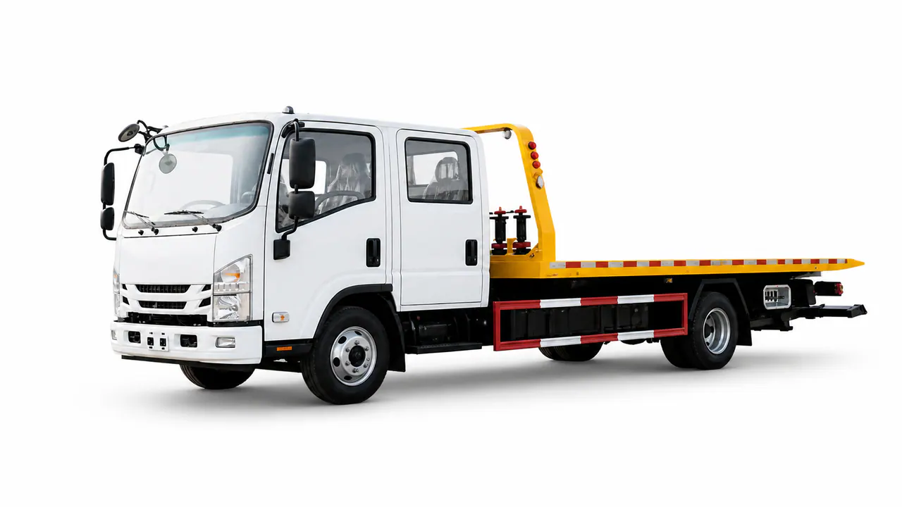 ISUZU Double-Cab 5200 Tow Truck configuration image; not delivery evidence