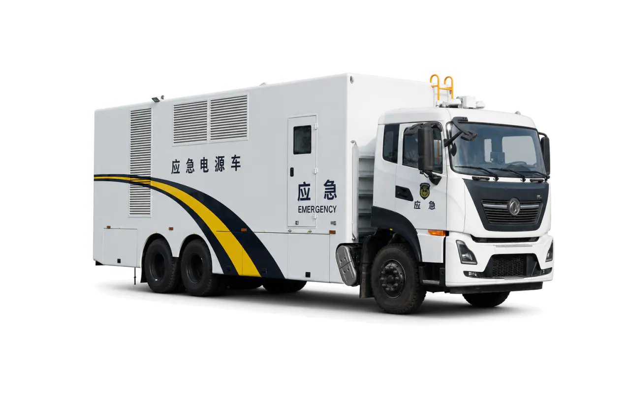 Emergency Power Supply Truck, original vehicle layout view