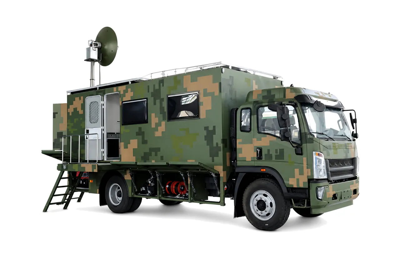 Mobile Command Truck, original vehicle layout view