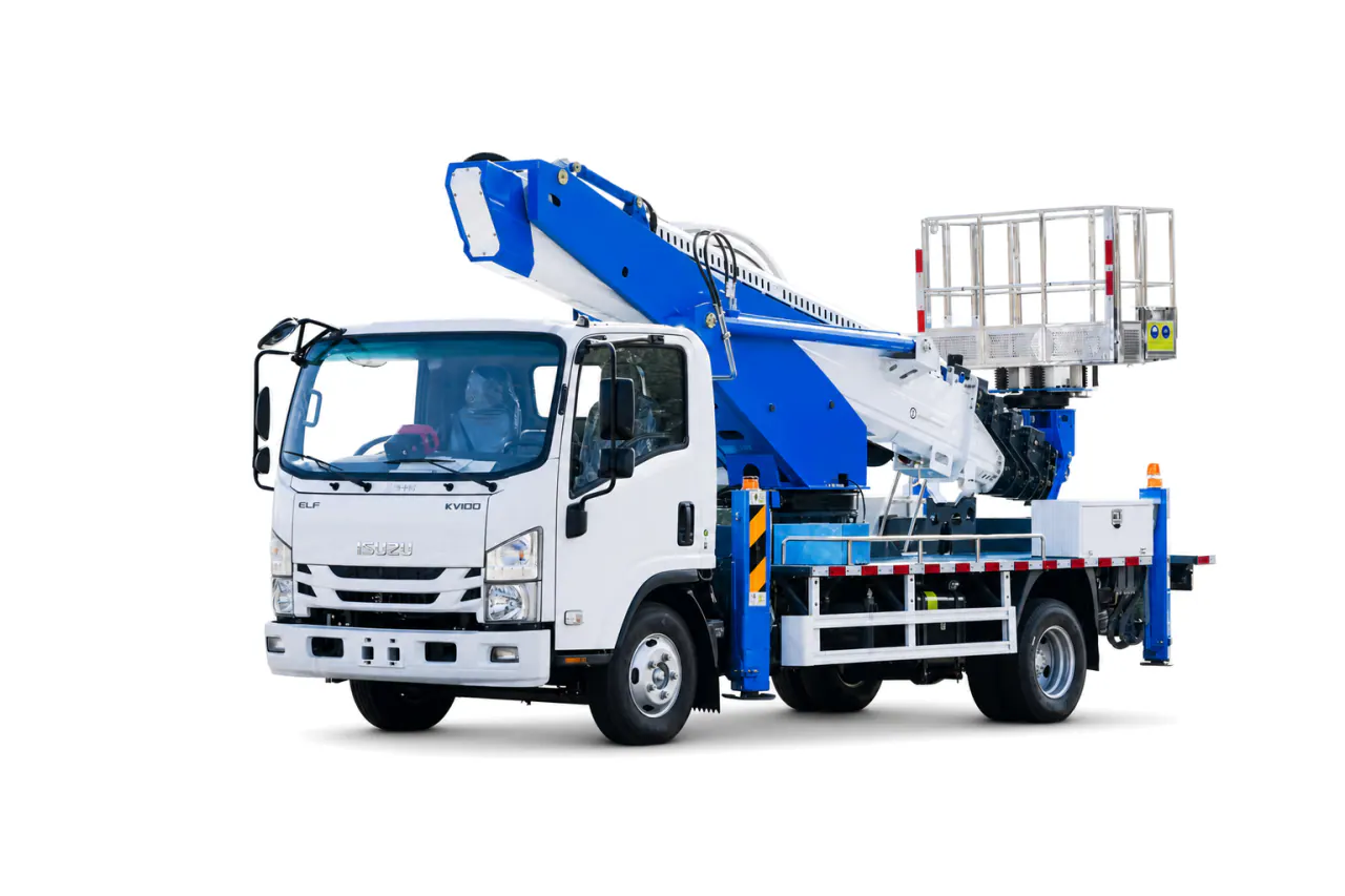Telescopic-Boom Aerial Work Platform Truck