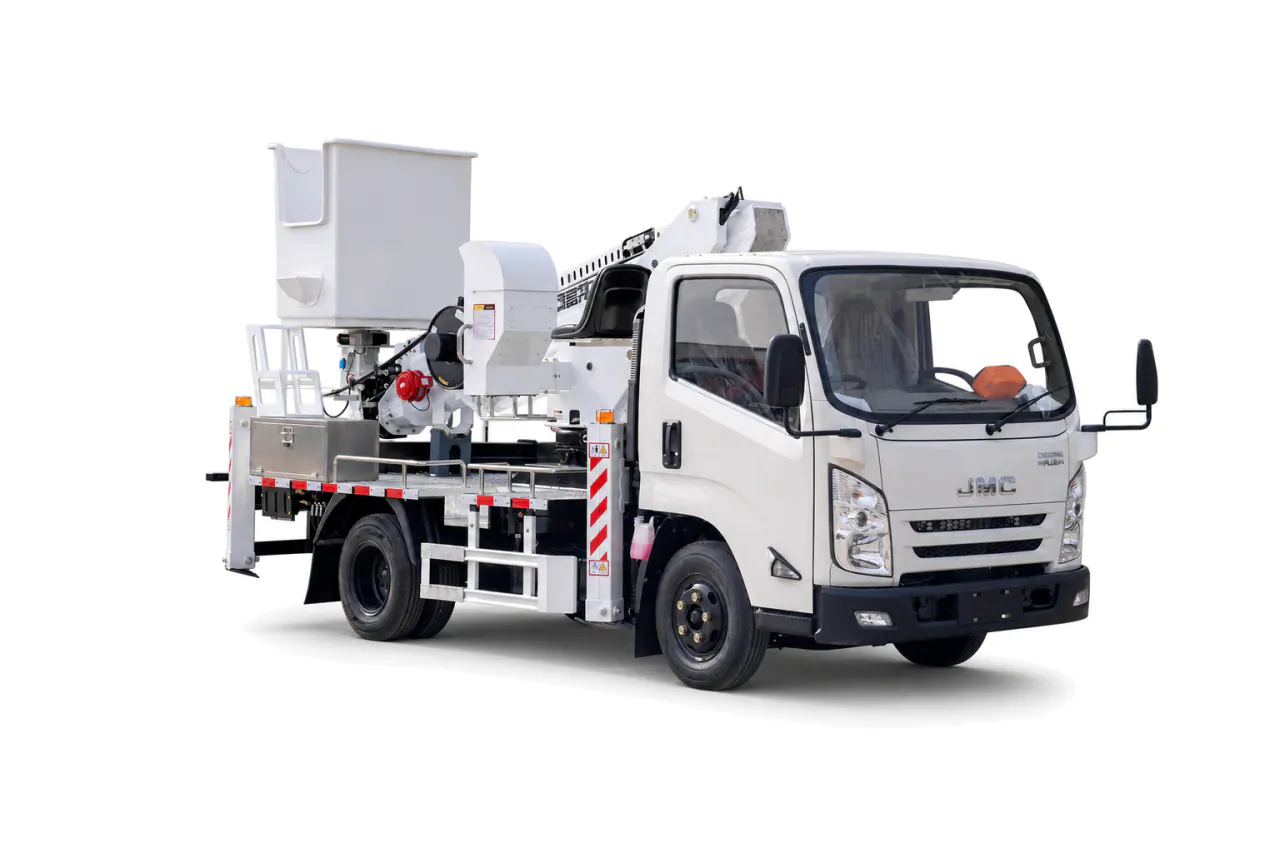 Insulated Aerial Work Platform Truck, original vehicle layout view