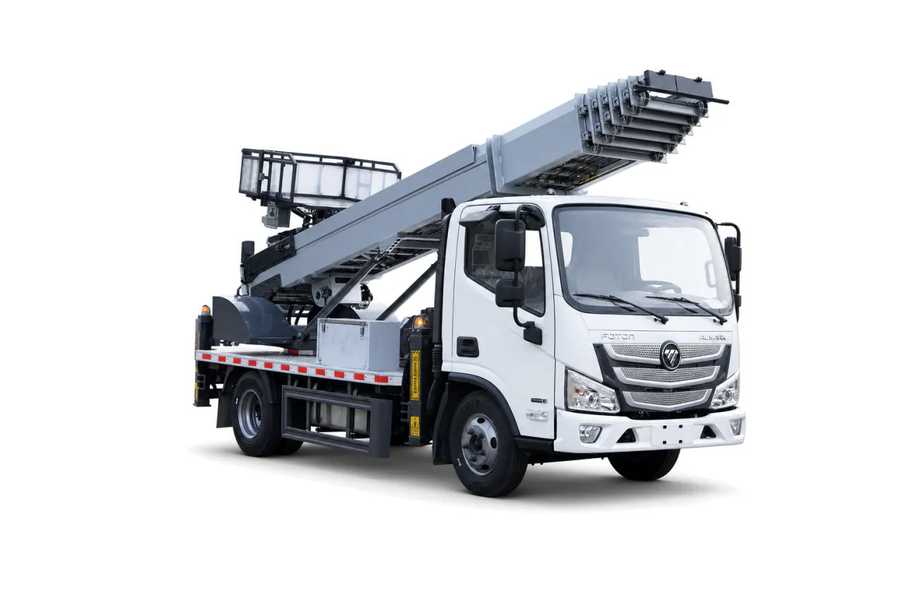 Truck-Mounted Aerial Ladder, original vehicle layout view